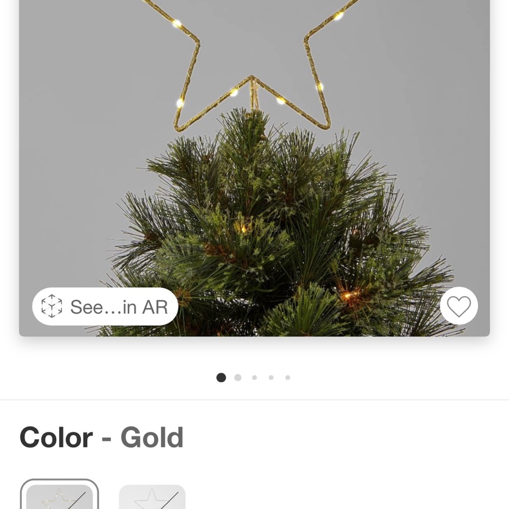 LED Tree topper Star - Picture 2 of 3